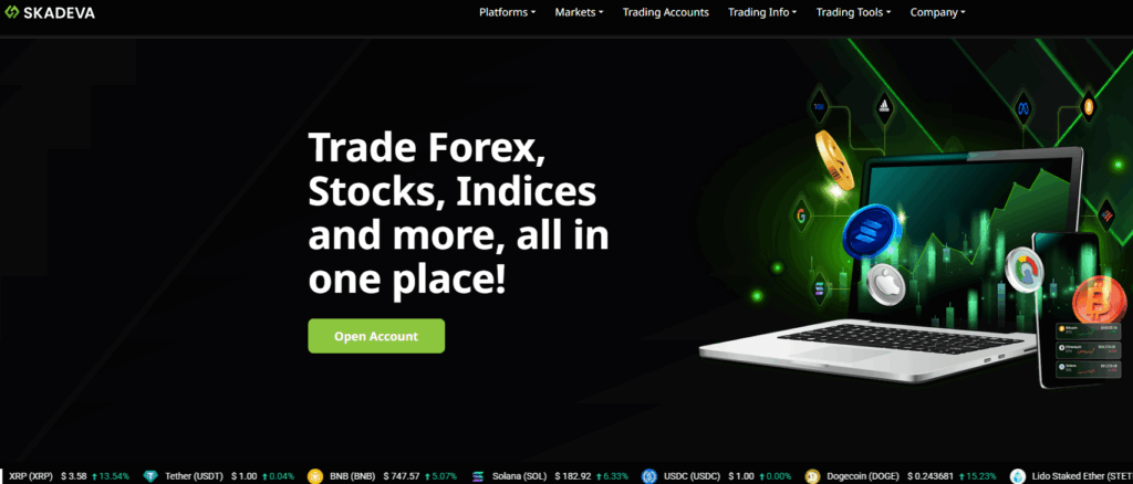 Skadeva homepage 